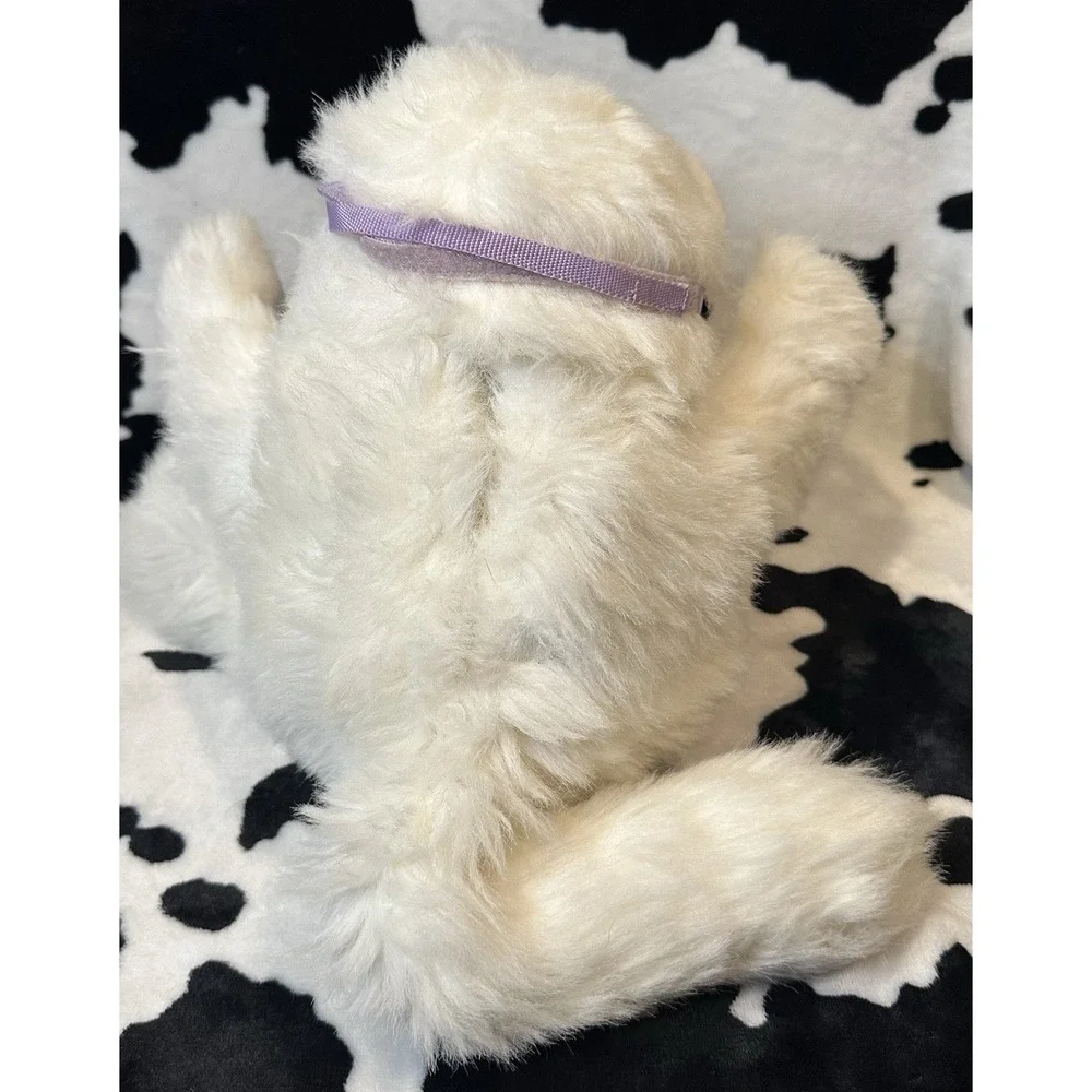 1987‎ Fisher Price Purr-Tenders Plush Cat White 12